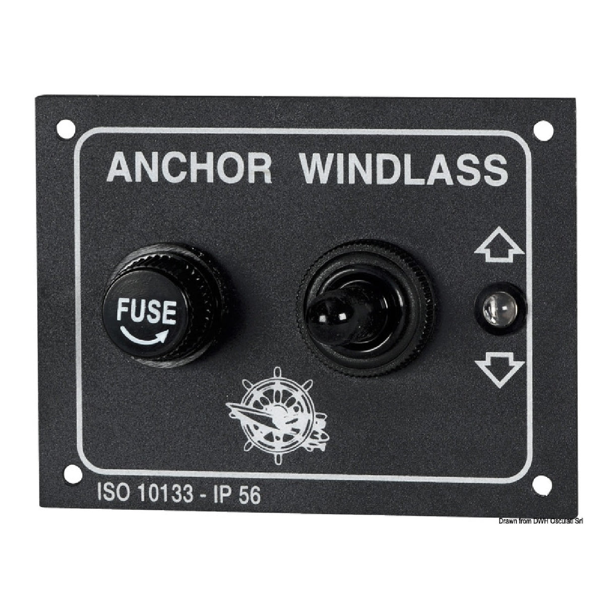 Osculati Pannello di comando per verricelli ritorno a molla/bascula 02.341.00