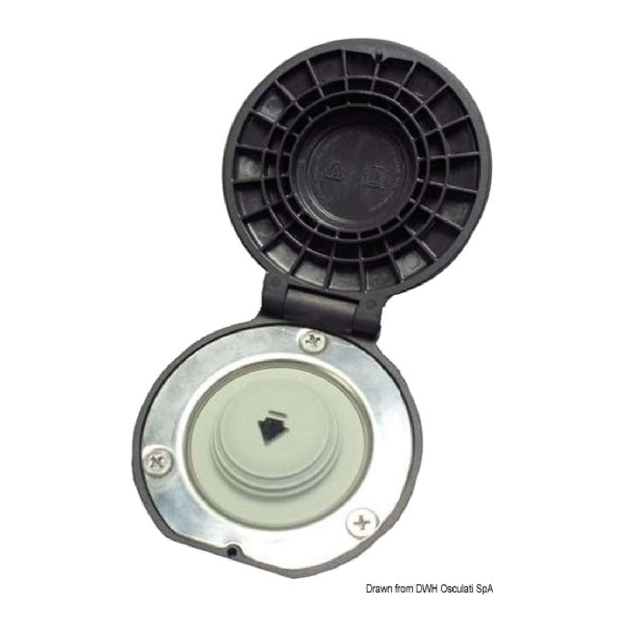 Control de pie Lewmar para molinete eléctrico