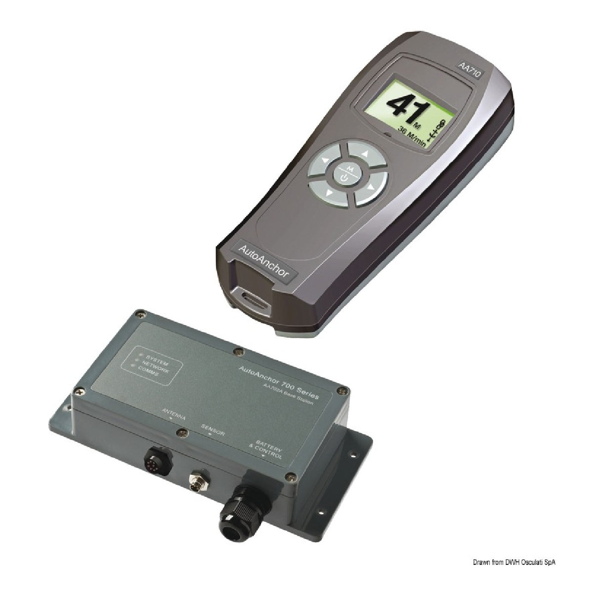 Lewmar AA710 Drahtloses Echolot (Erweiterte Funktionen)
