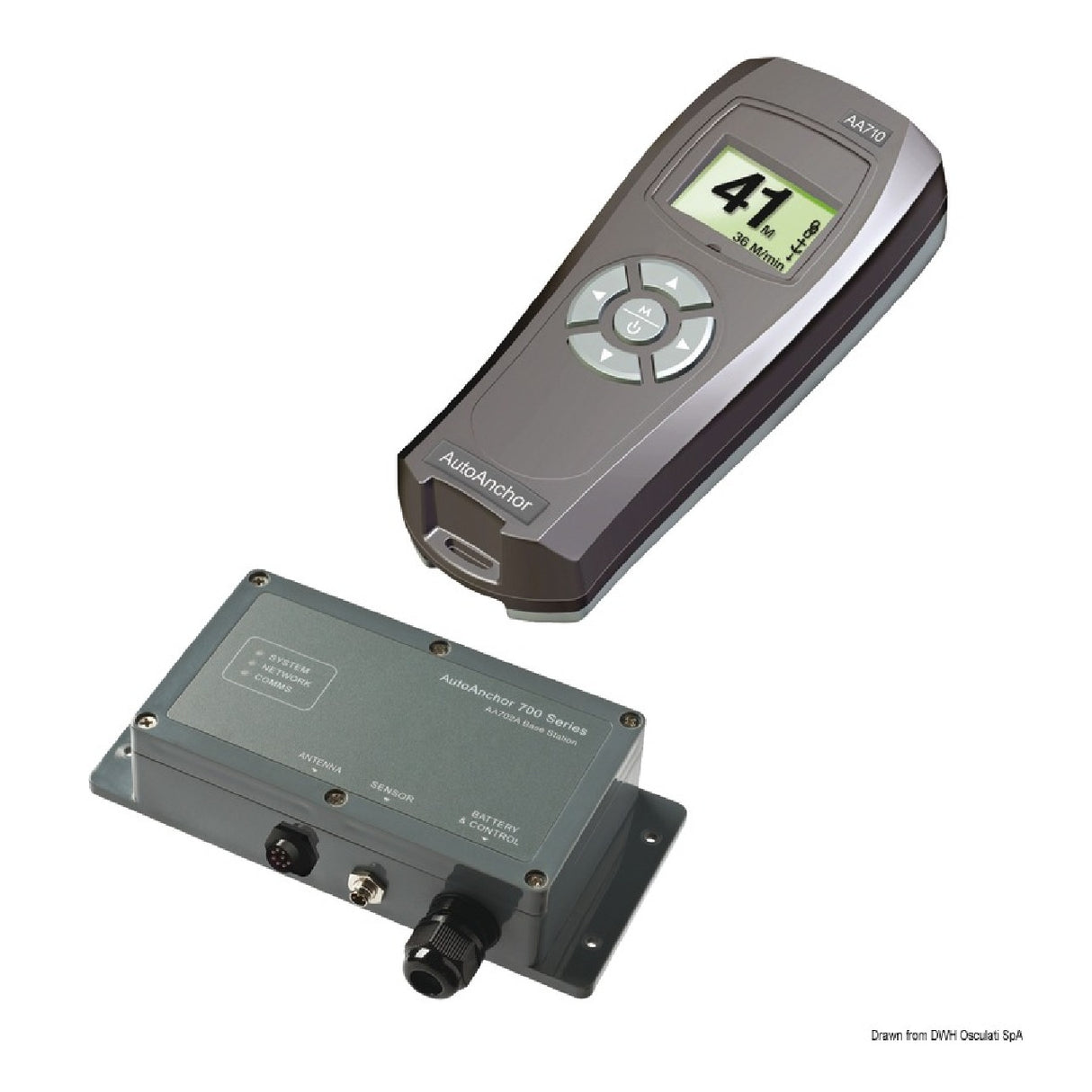 Lewmar AA710 Drahtloses Echolot (Erweiterte Funktionen)
