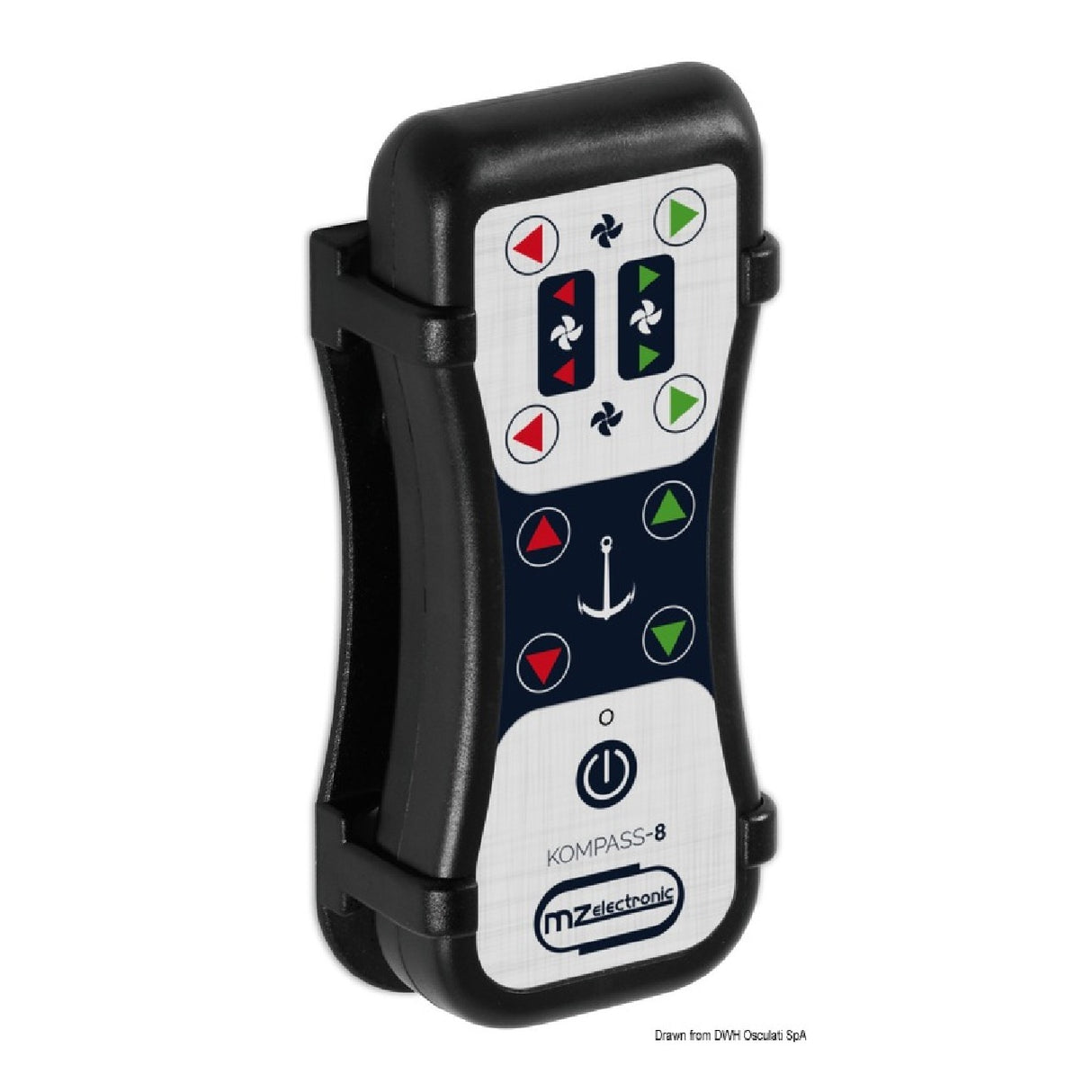 Radiocontrol electrónico MZ Kompass-8 (transmisor y receptor)