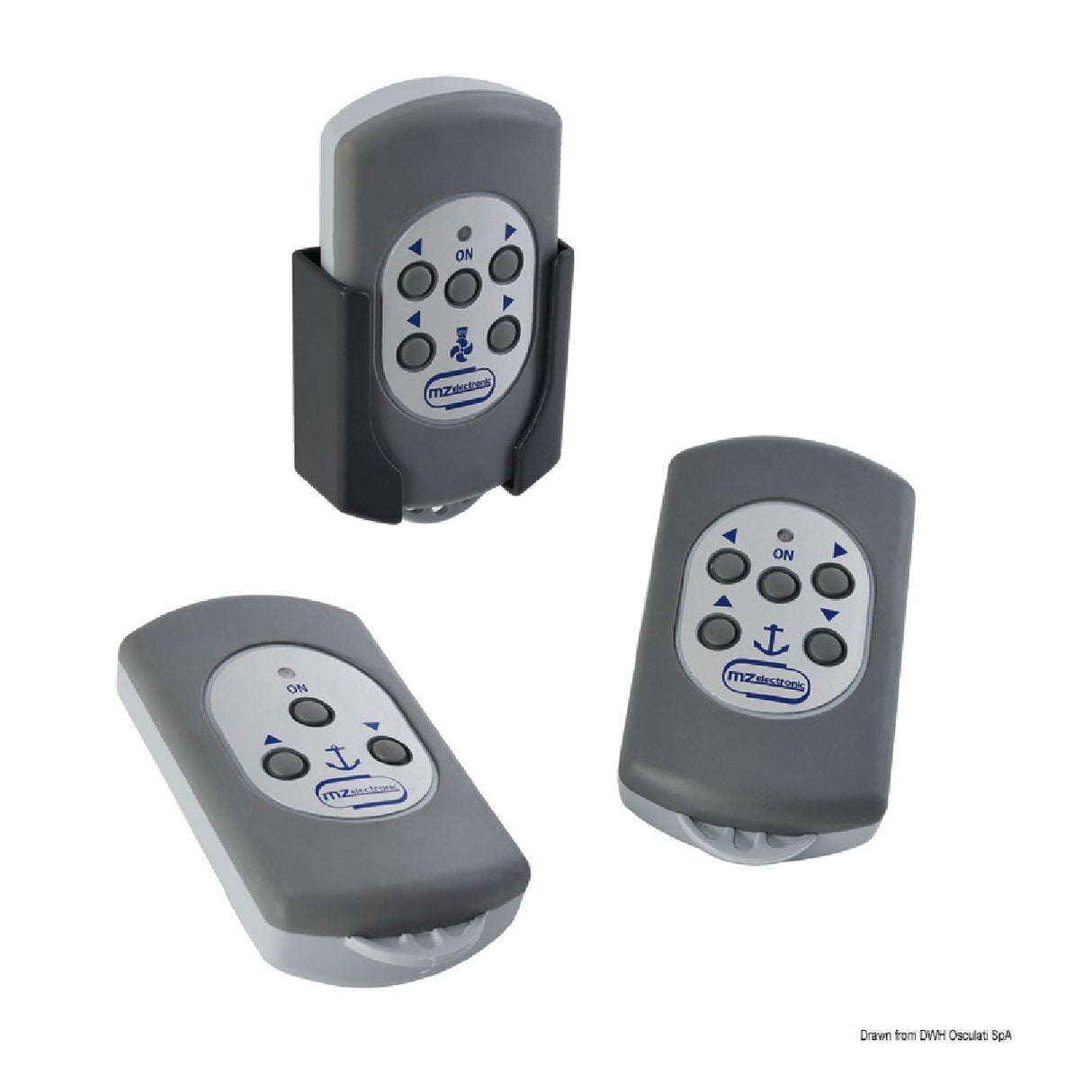 MZ Electronic Kit radiocomando salpa ancore e thruster a 5 tasti - AmerigoStore