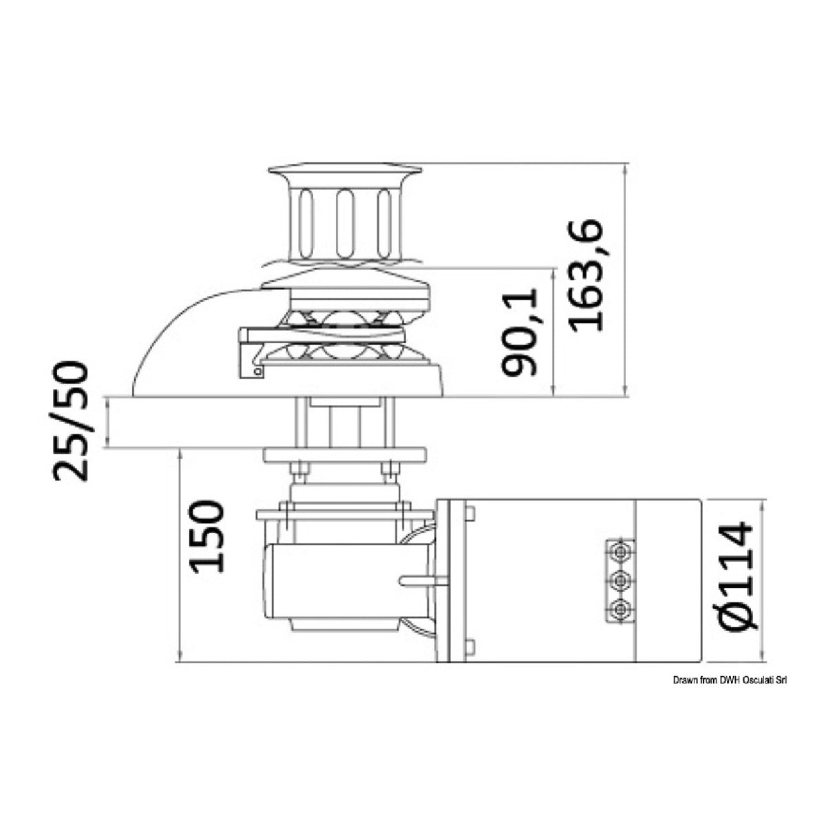 Cabrestante Italwinch Smart Plus 100-1700W 8-10 mm