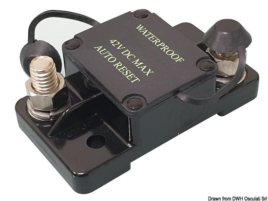 Interruptor térmico estanco Osculati con rearme automático 80 Amperios 02.753.80