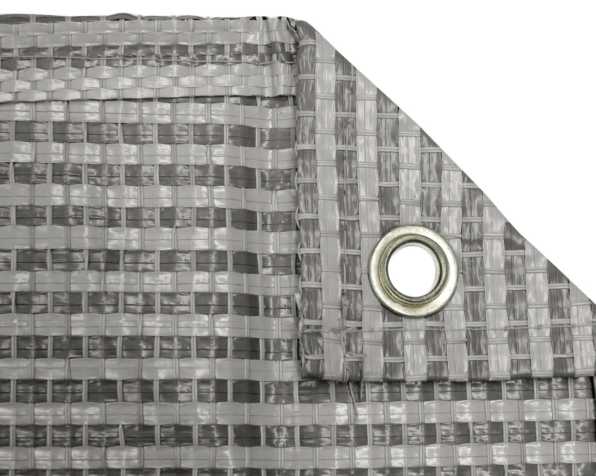 Colchoneta de camping Brunner Kinetic 600 para autocaravanas y caravanas, 250 x 400 cm, gris