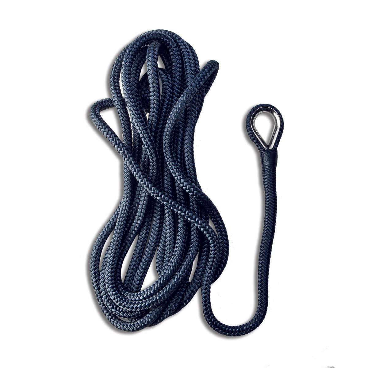 Trem High Tenacity Double Braid Blue Spliced Mooring Lines