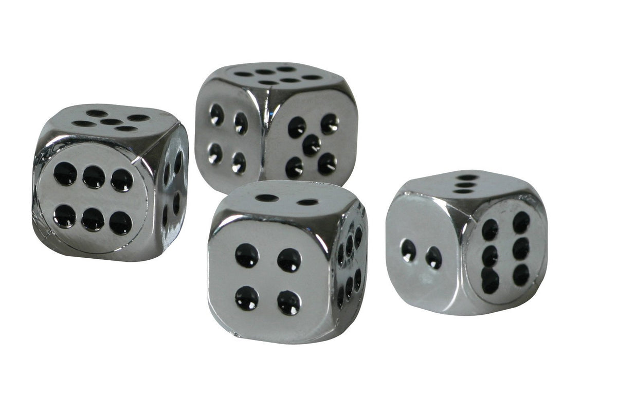 Pilot California-Dices, set 4 tappi coprivalvola - Cromo