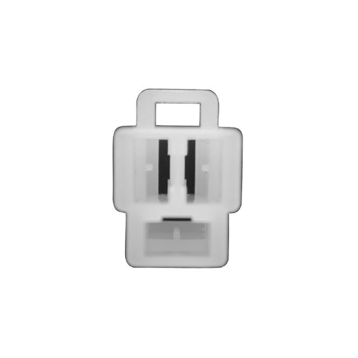 Conector rectangular macho Dze 6839 con 3 ranuras faston hembra