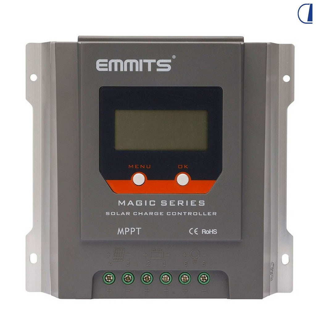 Di-Tec Regolatore di carica solare MPPT 30A 12/24V con display LCD