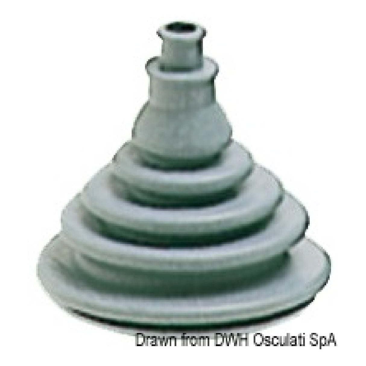 Osculati Soffietto passacavo in gomma antisalino Dutral 03.412.00