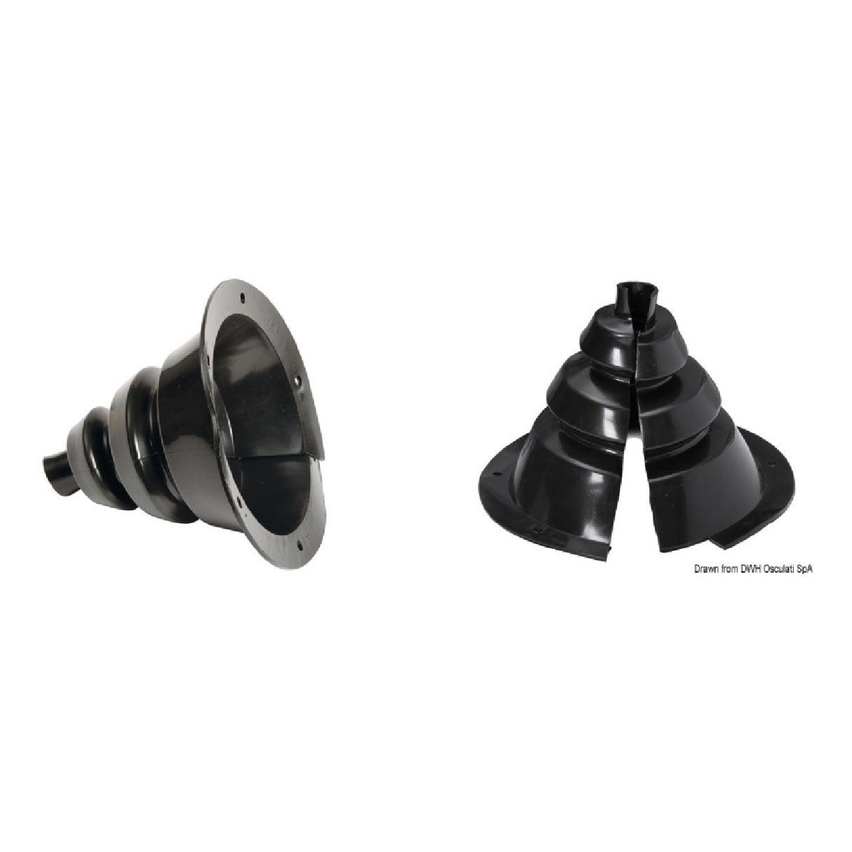 Osculati Soffietto passacavo apribile 03.415.01