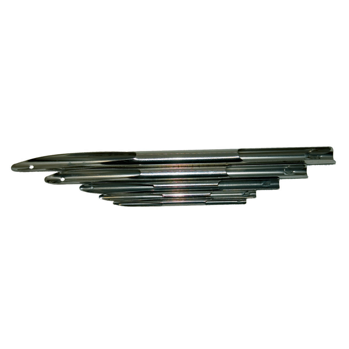 Kit de agujas de acero inoxidable Trem para empalmes, 4 agujas de acero, 1 kit