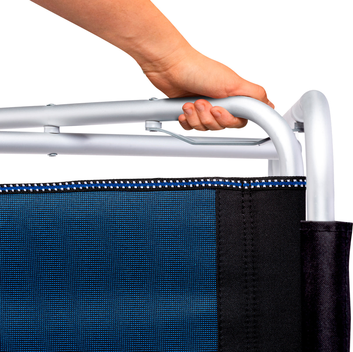 Silla de director Brunner Captain negra y azul