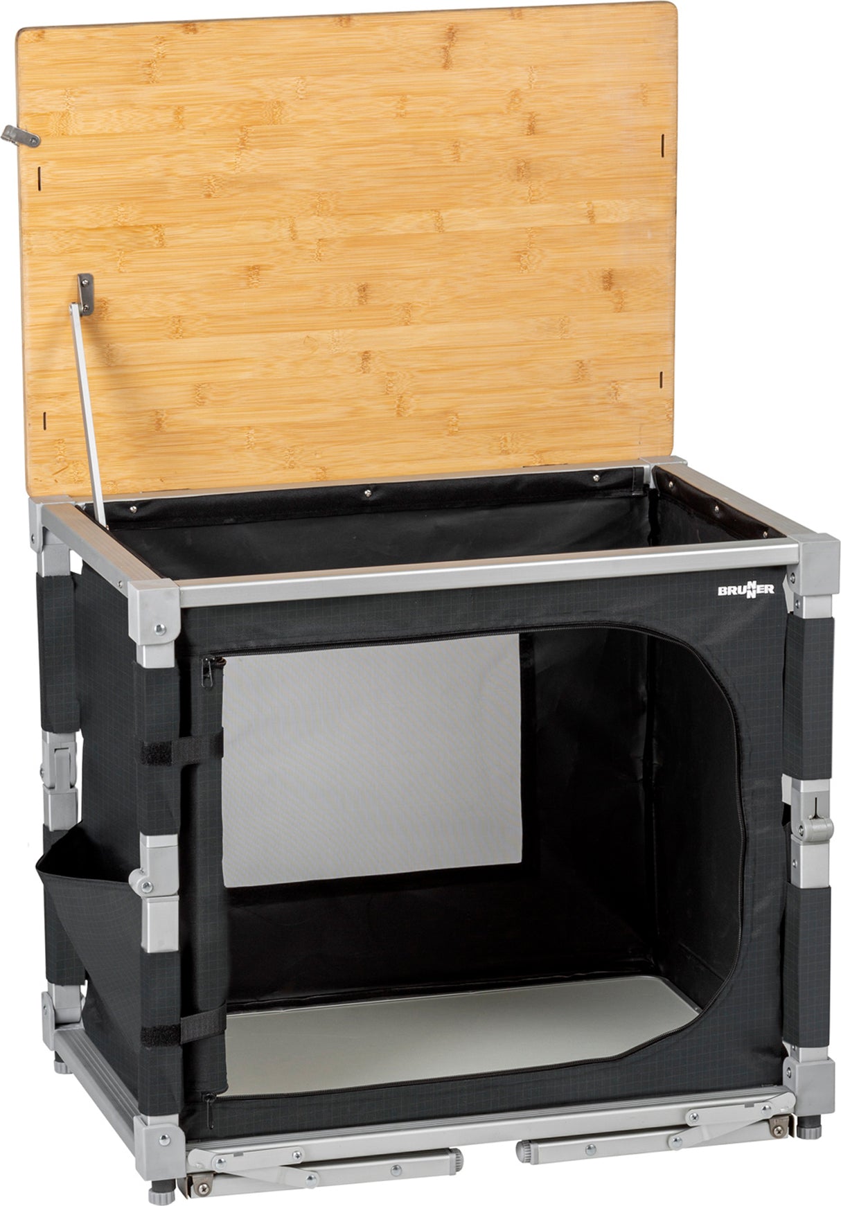 Mobiletto Azabache Cube Brunner 65 x 45 x H58/81 cm