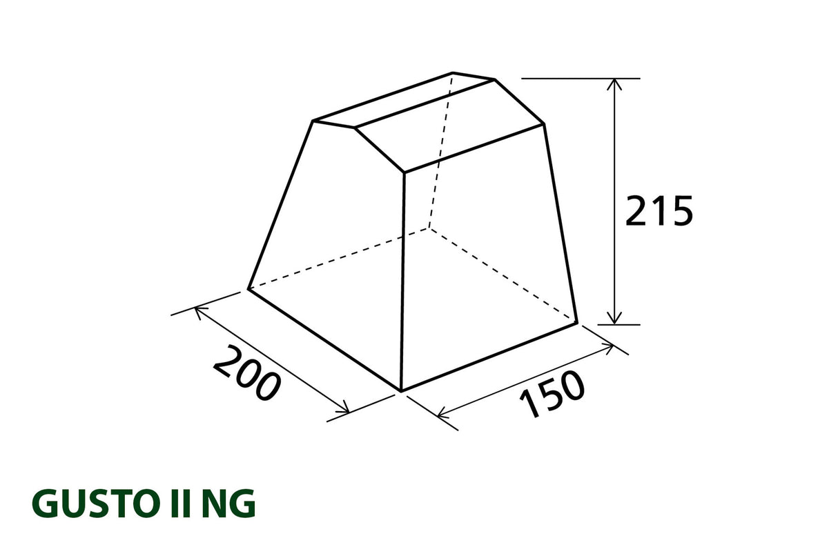 Brunner Tenda cucina Gusto II NG Grigio