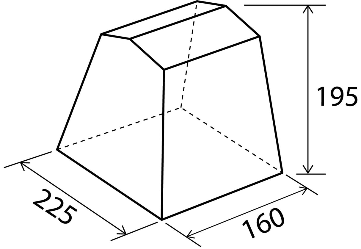 Tenda Ripostiglio Brunner Storage Plus 225 x H171/195 cm