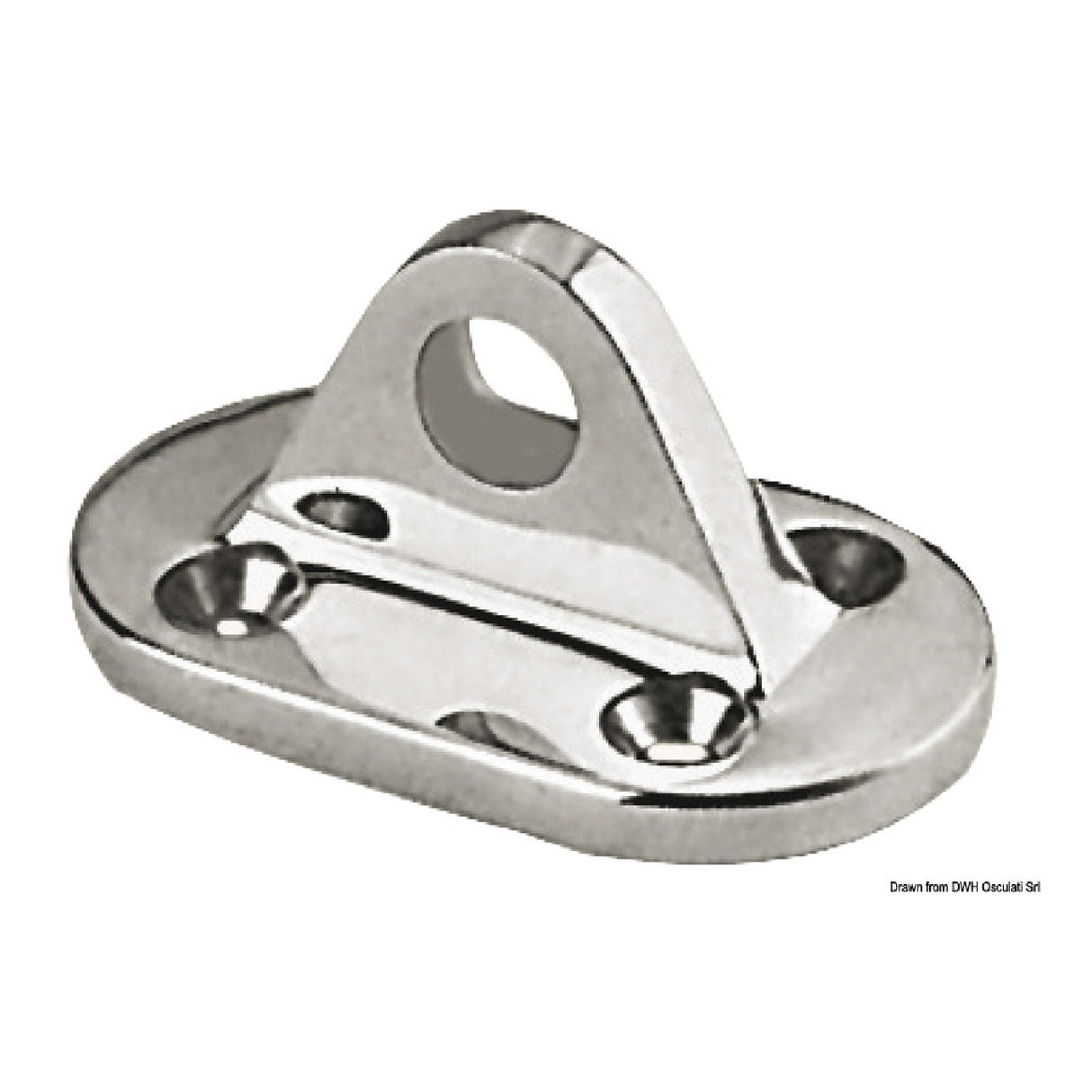 Osculati Basetta in acciaio inox AISI 316 05.860.87