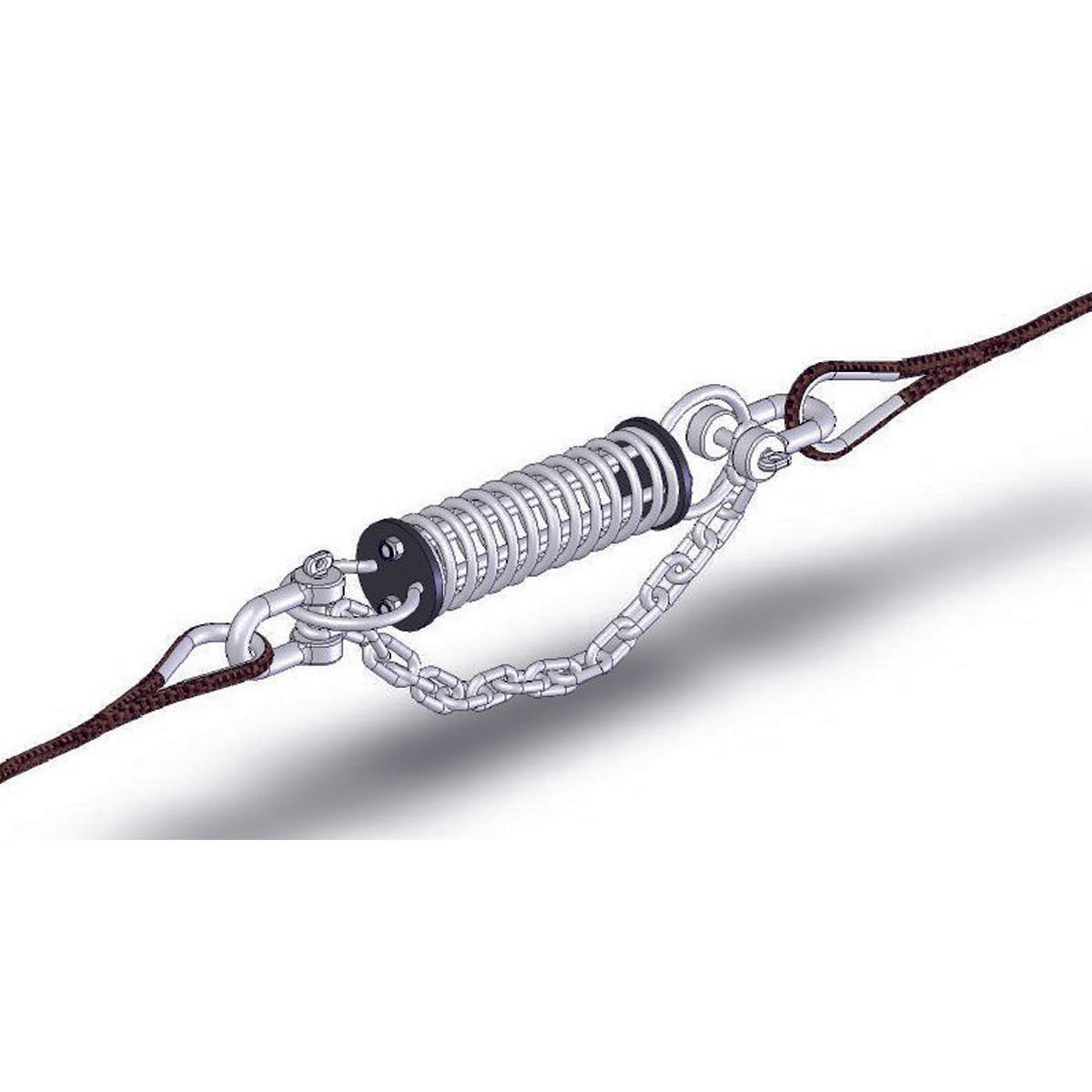 Muelle de amarre Trem de acero inoxidable, cable de 11 mm, 470 mm, para embarcaciones de hasta 13/14 m