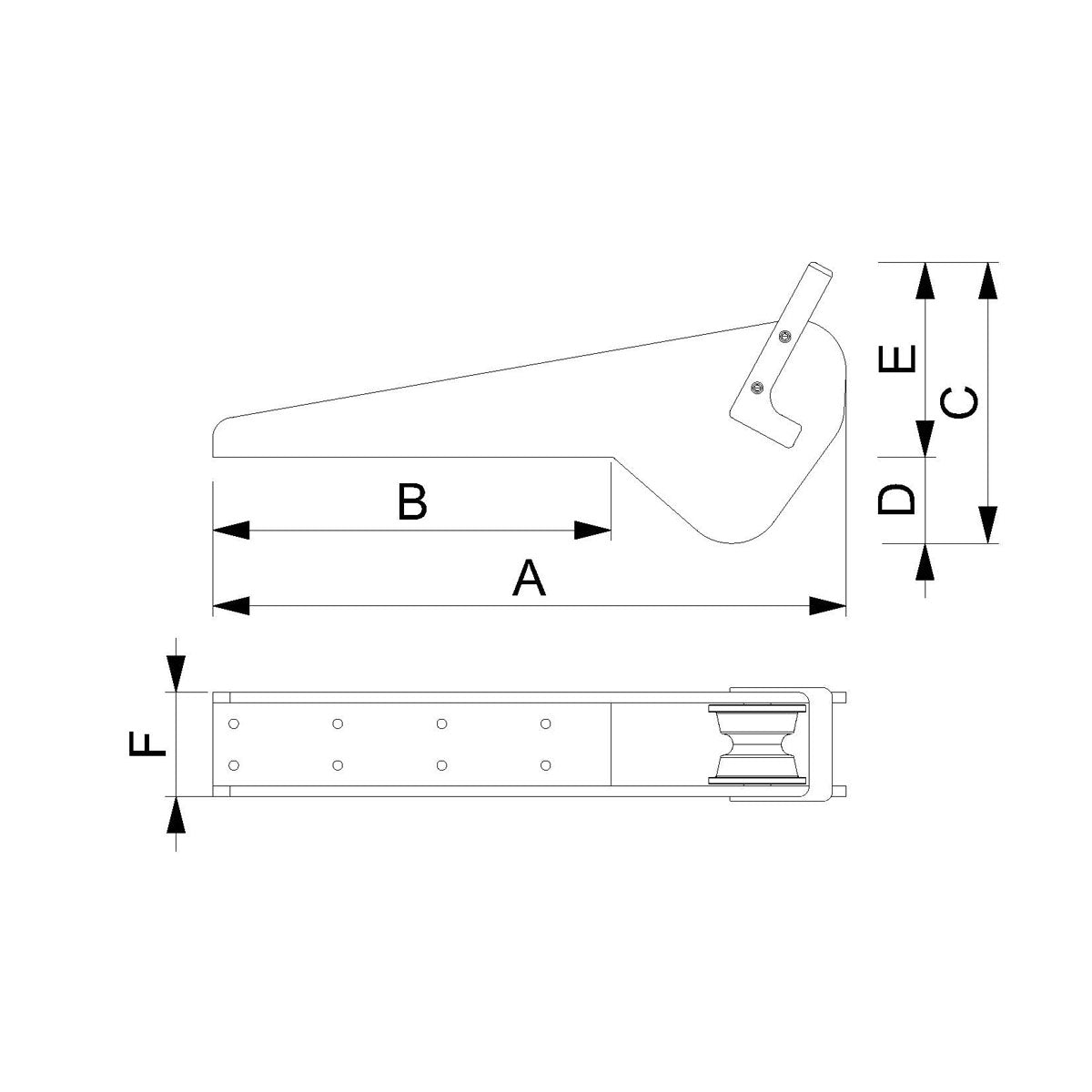 Trem Musone special for Bruce anchors up to 20 kg