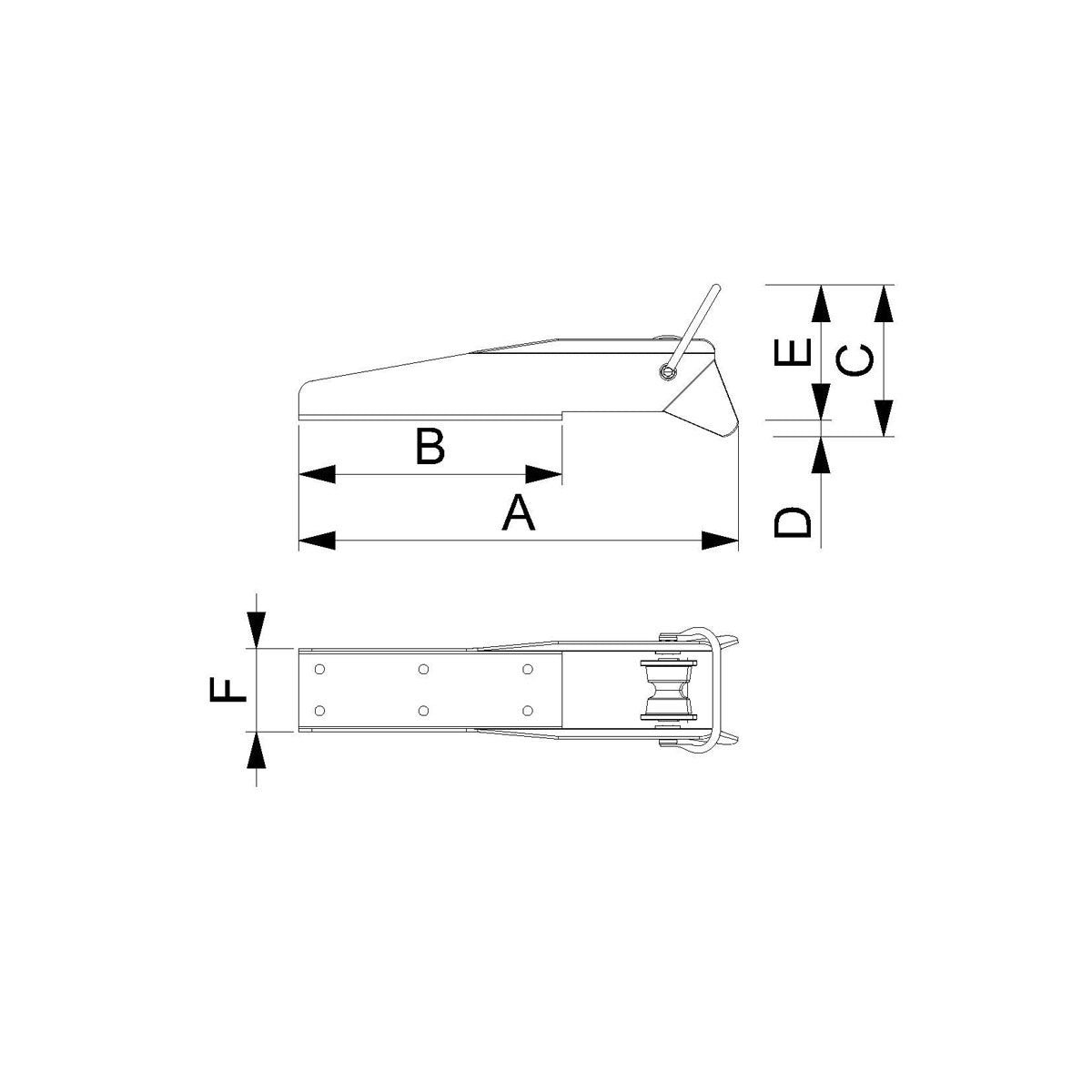 Trem Extra-large bow roller