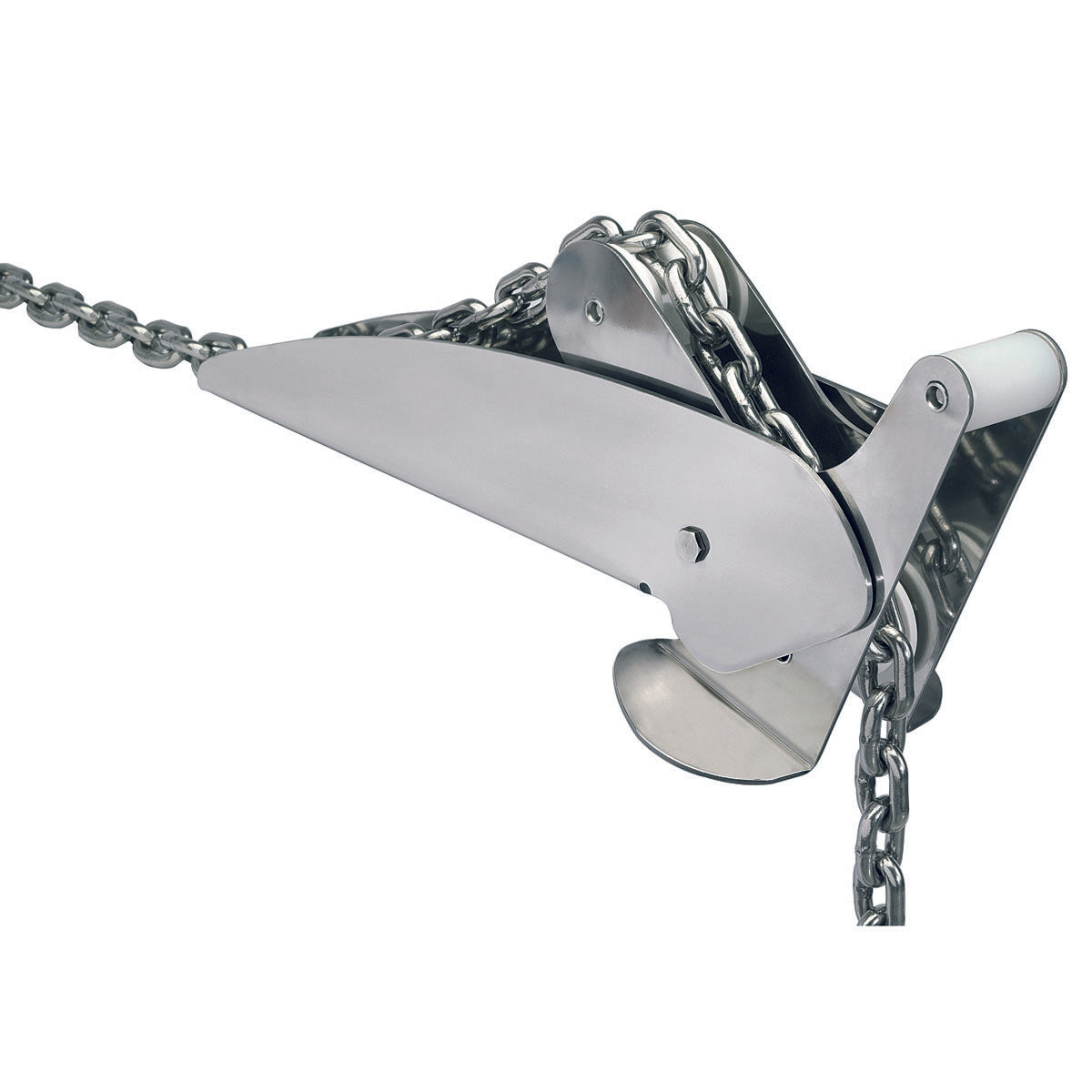 Bugrolle aus Edelstahl, geeignet für Anker auf sandigem und felsigem Untergrund MH7400