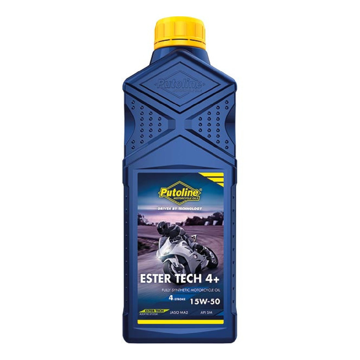 Aceite de motor para motocicleta Putoline Ester Tech 4+ 15W-50 (1 litro)