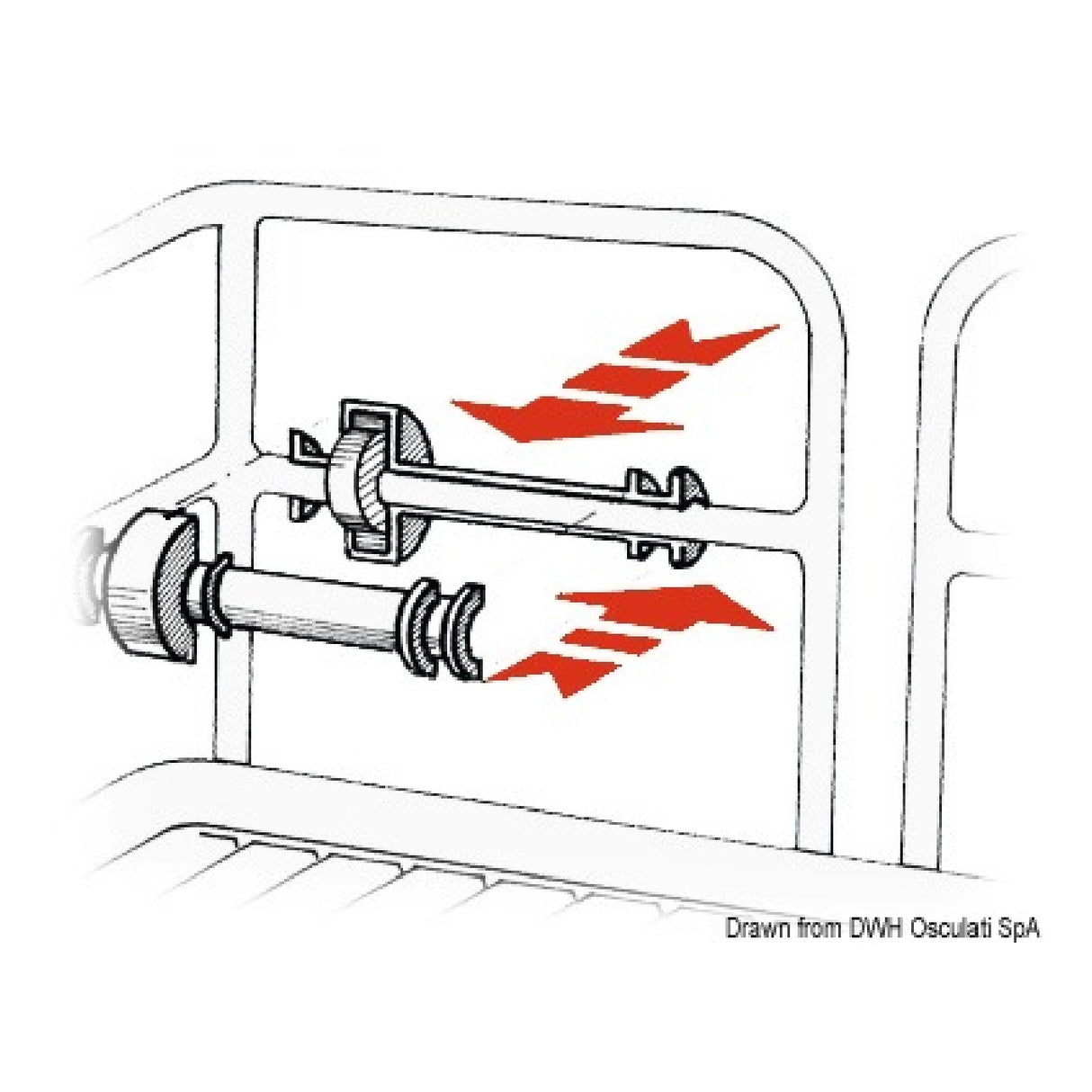 Osculati Rope Reel Drum 06.311.73