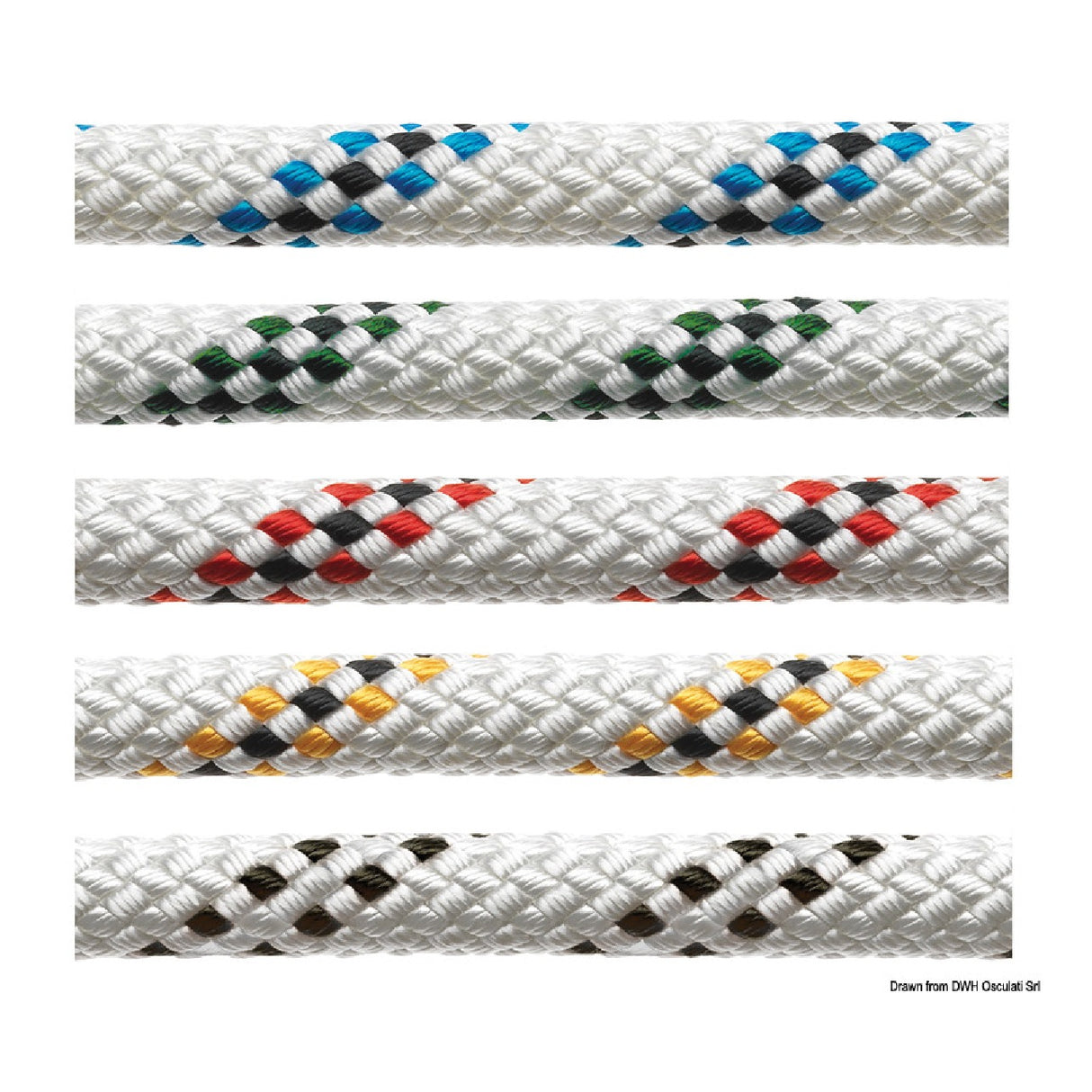 Marlow Cima Braid Fleck White con marcador