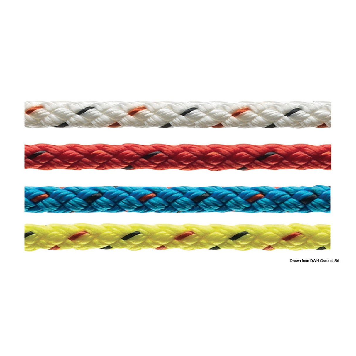 Top preestirado de 8 trenzas blanco Marlow