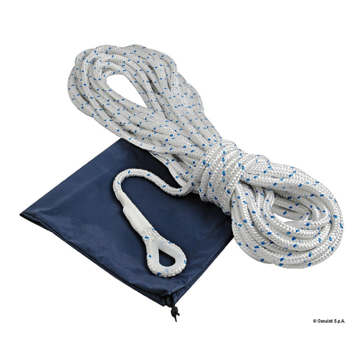 Línea de anclaje Osculati en trenza de poliéster con alma de plomo para los primeros 10 m 06.446.10