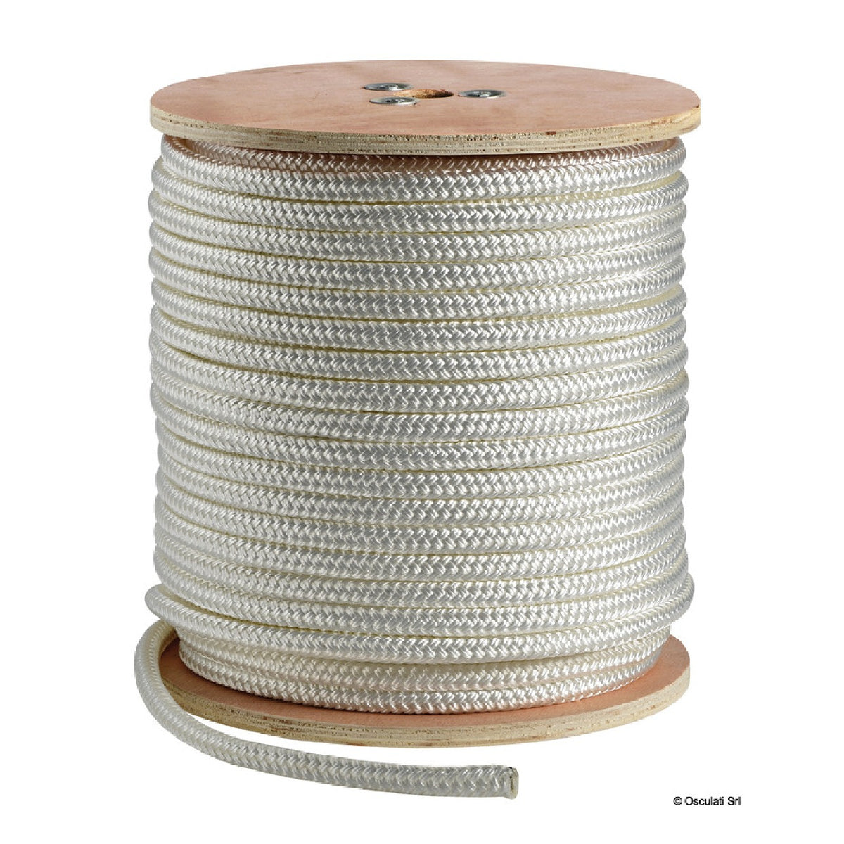 Osculati Doble trenza 16/24 husos con diámetro 5-16 mm/18-24 mm poliéster blanco 06.467.05