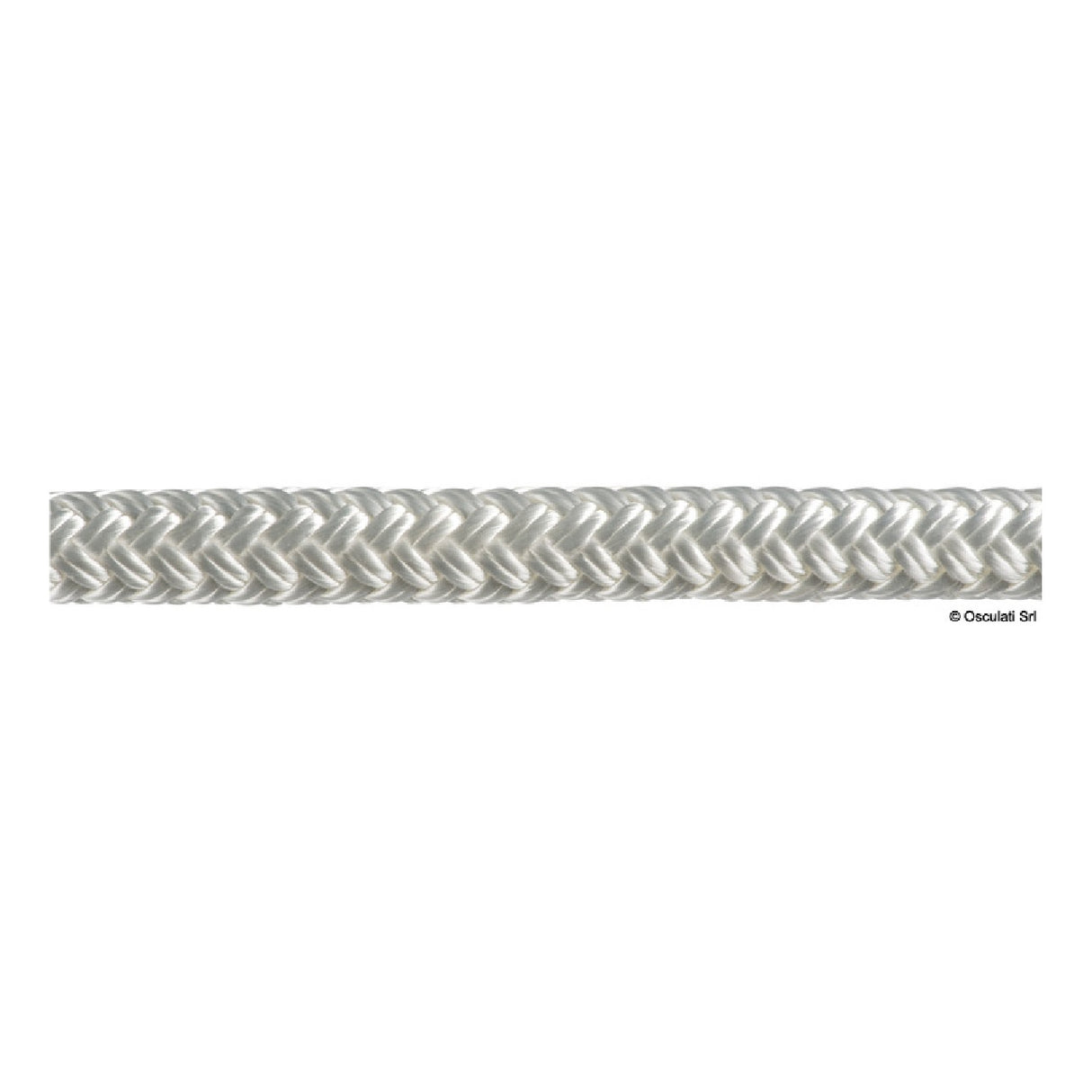 Osculati Doble trenza 16/24 husos con diámetro 5-16 mm/18-24 mm poliéster blanco 06.467.05