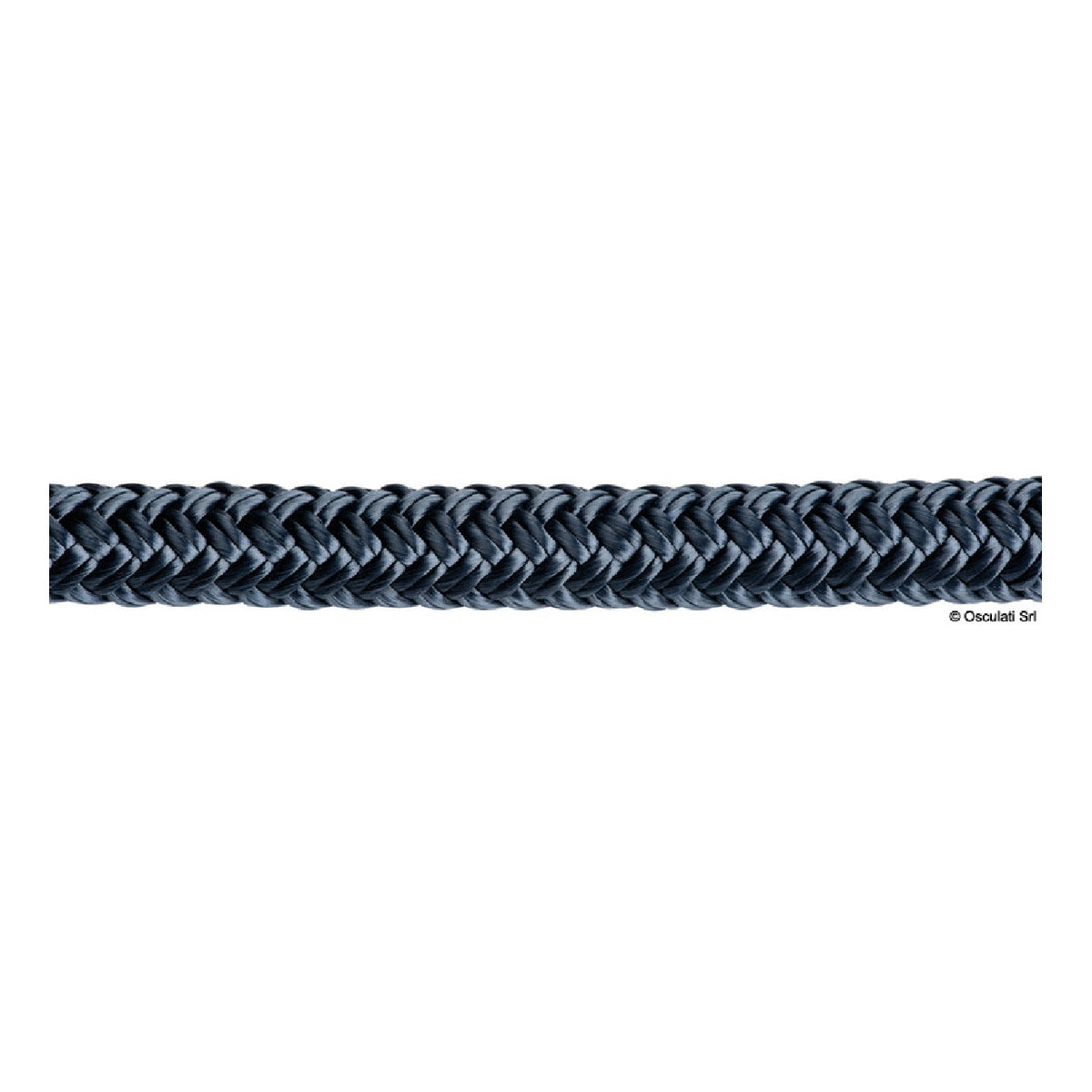Osculati Doble trenza 16/24 husos con diámetro 5-16 mm/18-24 mm poliéster Azul 06.468.05