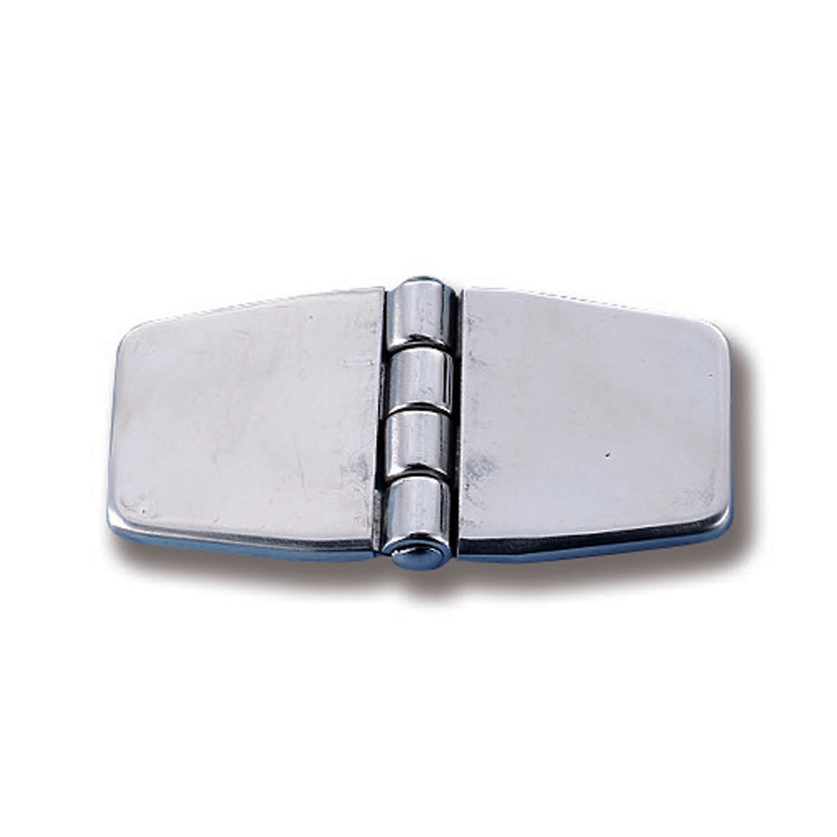 Trem Edelstahlscharnier mit Klebedeckfolie 76x40 mm 76x40x2 mm 76x40x2