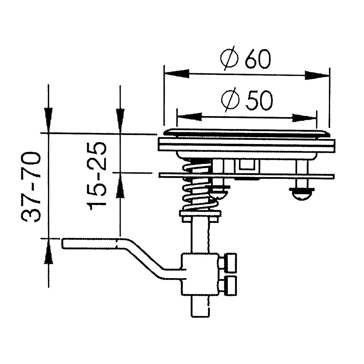 Trem Lukenheber und -schließer, Durchmesser 60 mm
