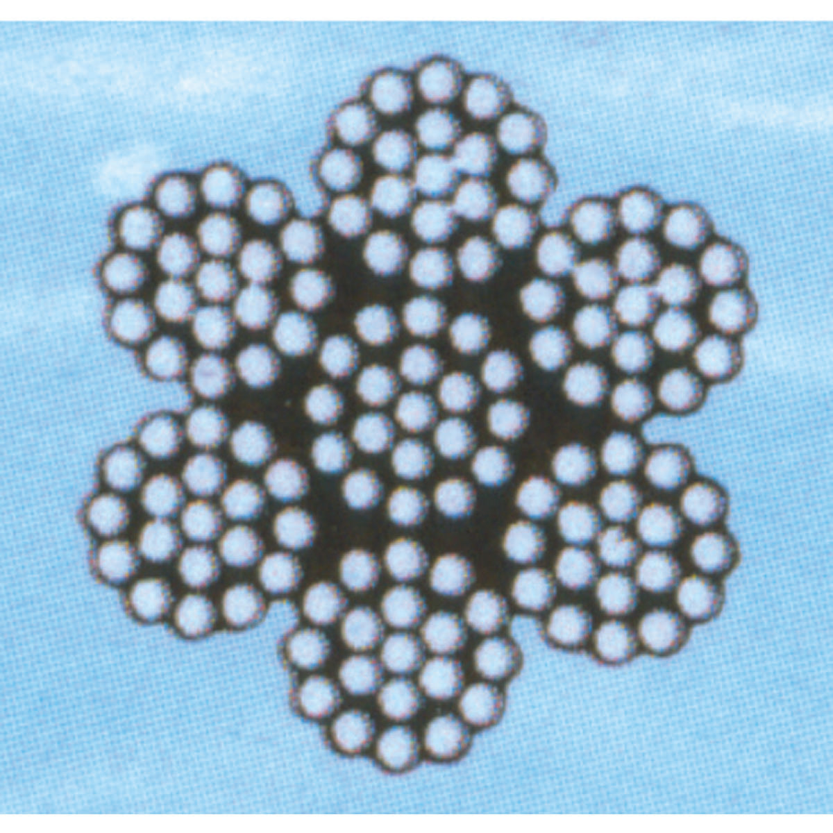 Trem Cavo in acciaio inox Aisi 316 7 x 19 (133 fili)