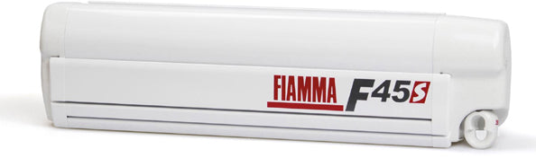 Fiamma F45S 400 Veranda Awning - Polar White Royal Blue 06280B01Q