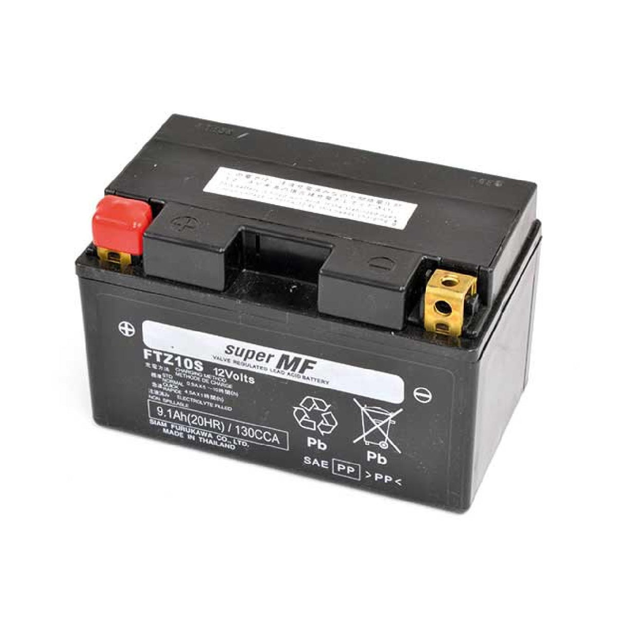 Furukawa FTZ10S Batteria Moto precaricata sigillata