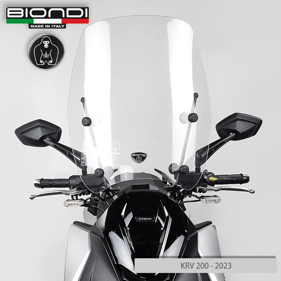 Biondi Parabrezza KYMCO KRV 200 2023 Completo di Attacchi - 8061283