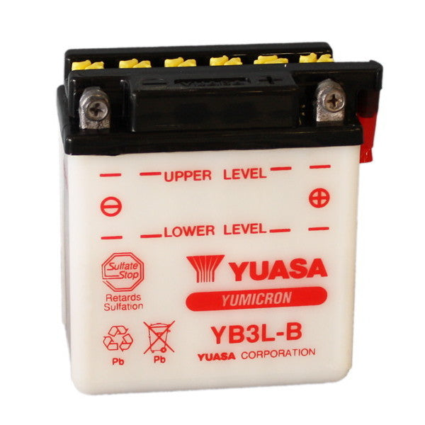 Batteria Moto YUASA YB3L-B 12V/3Ah senza acido a corredo