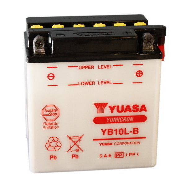 Batería de motocicleta YUASA YB10L-B 12V/11Ah sin ácido incluido