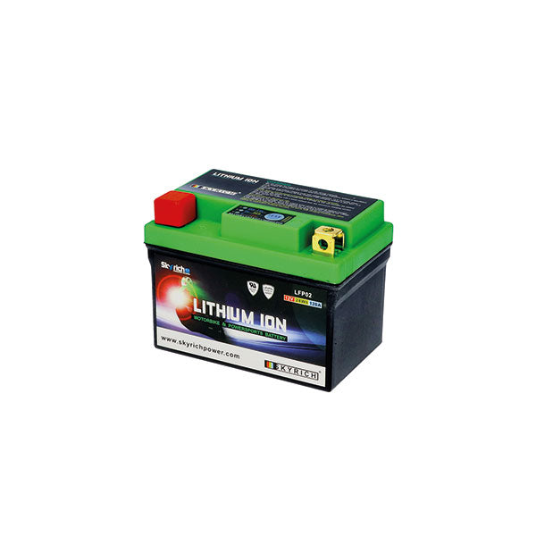 Skyrich Lithium-Motorradbatterie LFP02 12,8 V