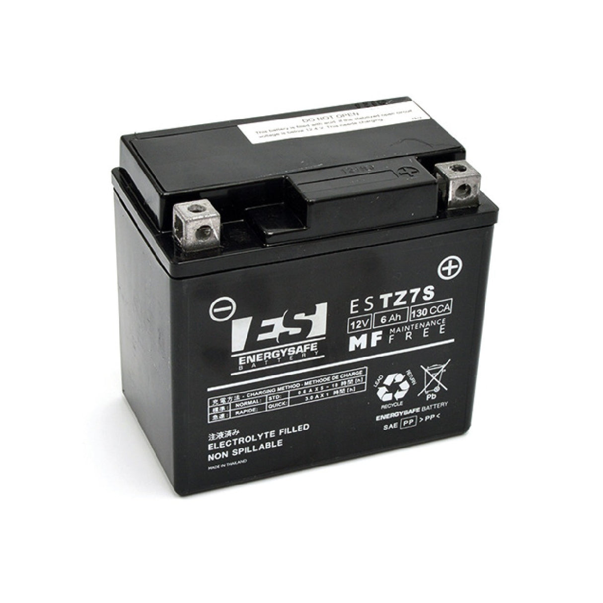 Energy Safe FTZ7S Versiegelte, vorgeladene Motorradbatterie BMW G SMR 450 cm³ 09/10