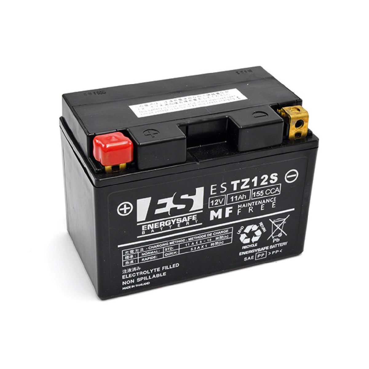 Batería de motocicleta precargada sellada Energy Safe FTZ12S para BMW S RR 1000 CC 09