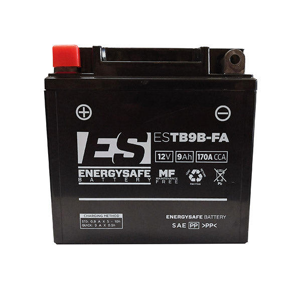 Batería sellada activada para motocicleta Energy Safe Estb9B Fa de 12 V/9 Ah