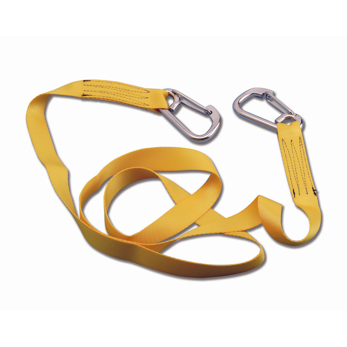 Trem attachment strap with two snap hooks suitable for safety belts 200 cm