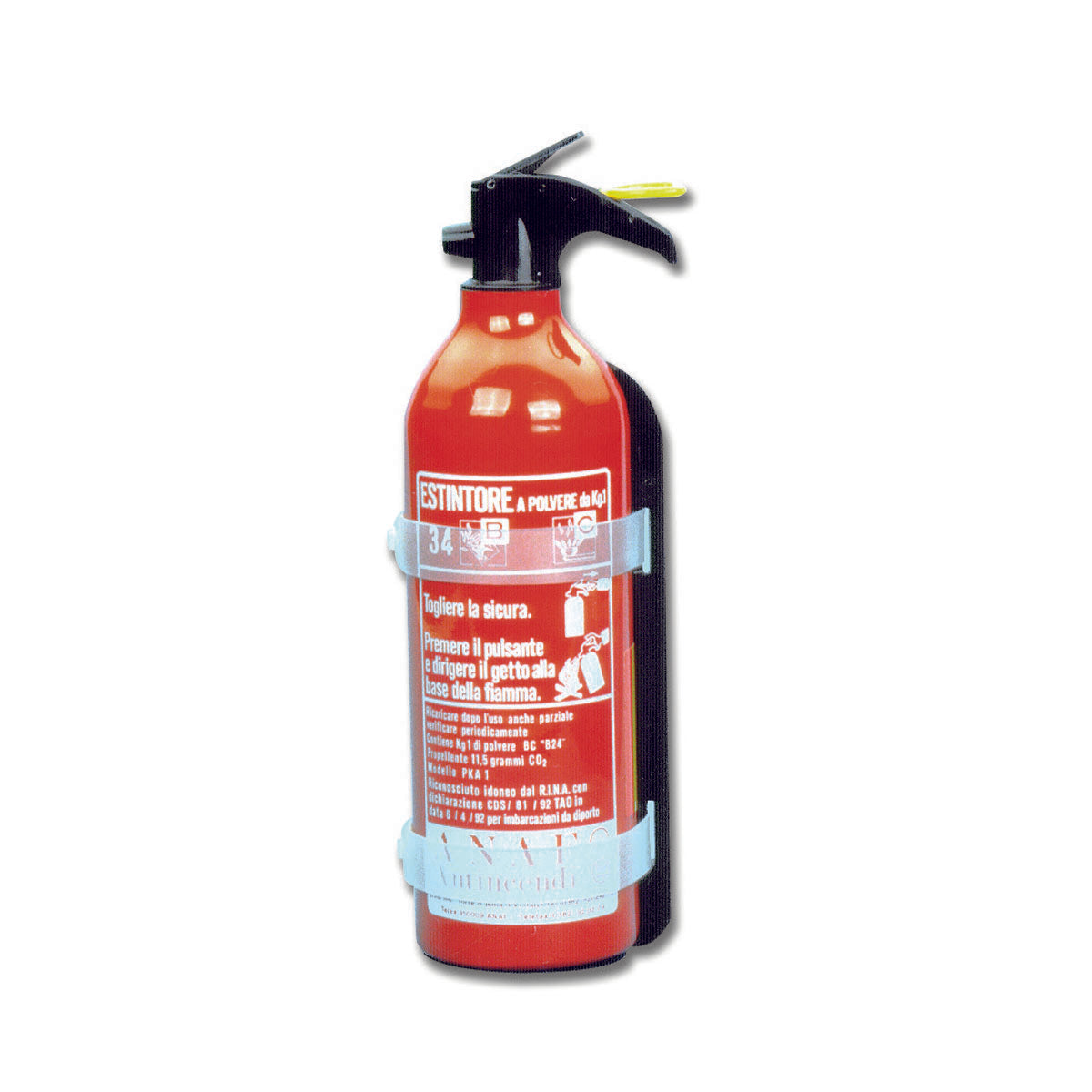Trem MED-PED approved 1 kg fire extinguisher
