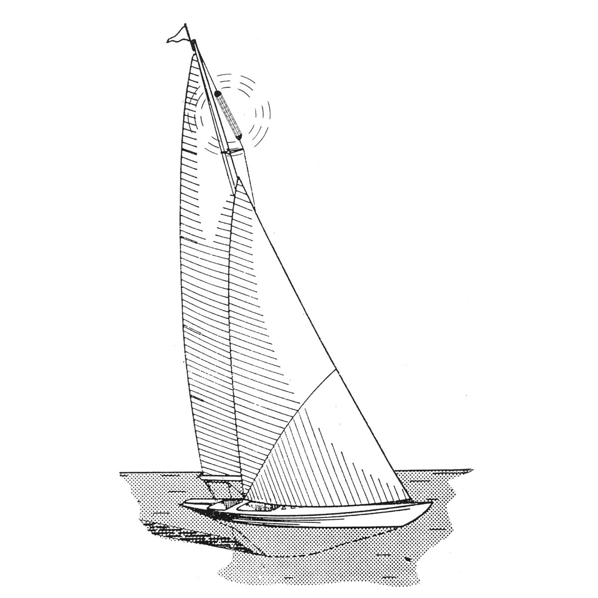 Trem Radar reflector d. mm 50 d. mm 50 H mm 570 Radar reflection 2.5 miles Vela