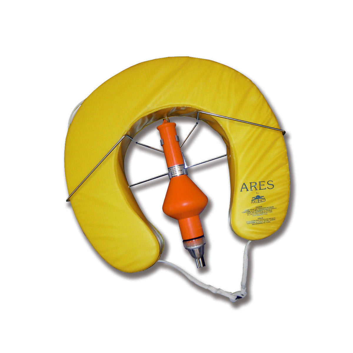 Trem Horseshoe ARES kit completo soporte y boya VEGA Amarillo Amarillo 1 Kit