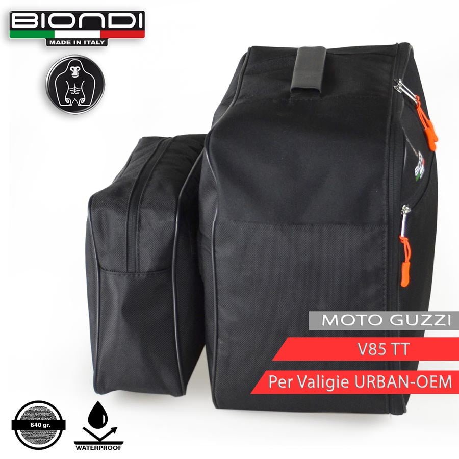 Biondi Borsa Interna + Beauty per Valigia Laterale Moto Guzzi V85 TT